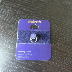 Claire's Sterling Silver Nose Ring/Earring